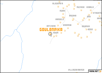 map of Goulanpika