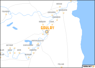 map of Goulay