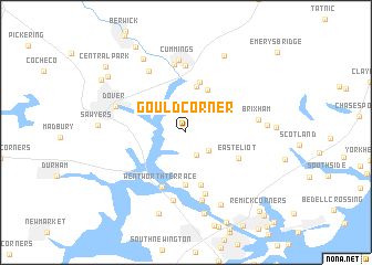 map of Gould Corner