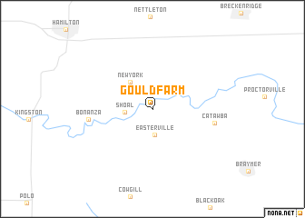 map of Gould Farm