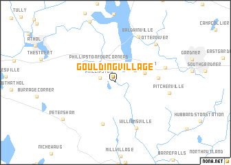 map of Goulding Village