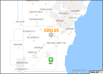 map of Goulds