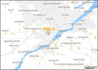 map of Gould