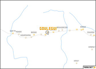 map of Goulégui