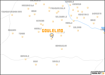map of Goulélino