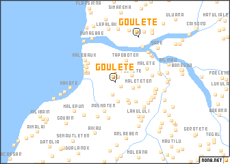 map of Goulete