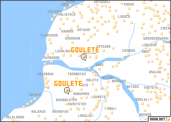 map of Goulete