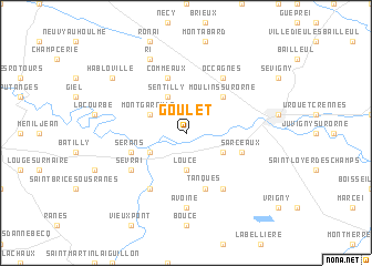 map of Goulet