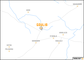 map of Goulia