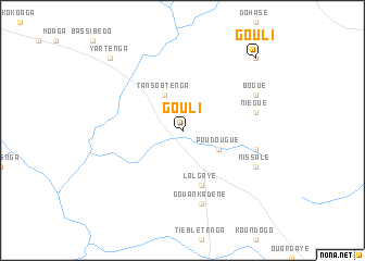 map of Gouli