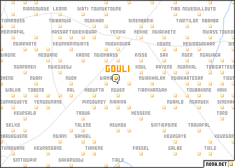 map of Gouli