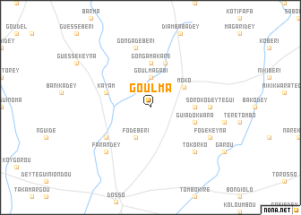 map of Goulma