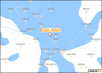 map of Goulmoun