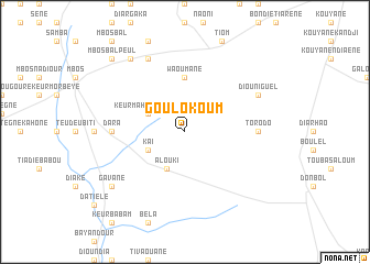 map of Goulo Koum