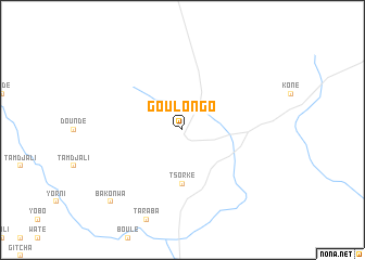 map of Goulongo