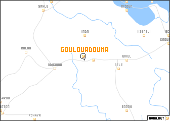 map of Goulouadouma