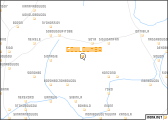 map of Gouloumba