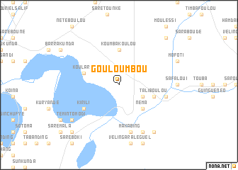 map of Gouloumbou