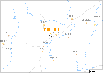 map of Goulou