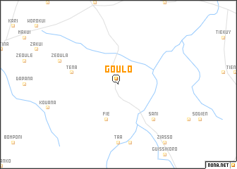 map of Goulo
