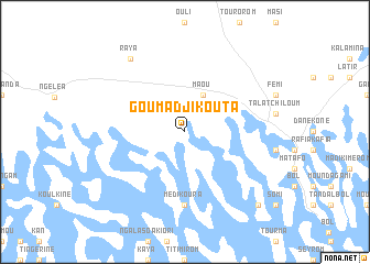 map of Goumadji Kouta