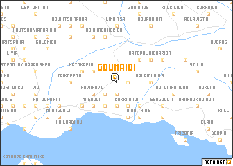 map of Goumaíoi