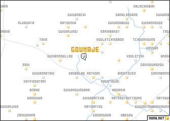 map of Goumajé