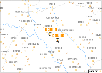 map of Gouma