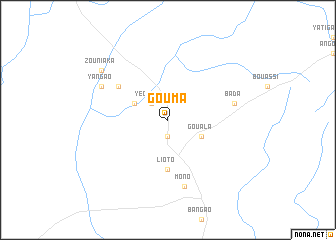 map of Gouma