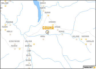 map of Gouma