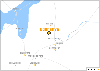 map of Goumbayé