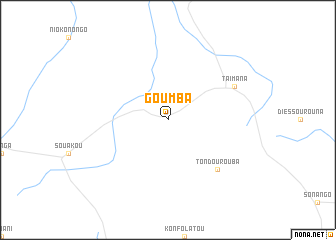 map of Goumba