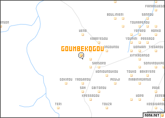 map of Goumbékogou