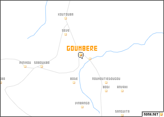map of Goumbéré