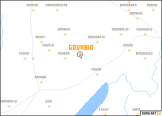 map of Goumbio