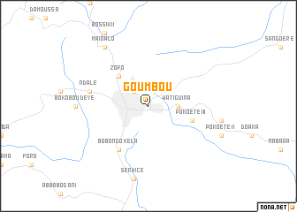 map of Goumbou