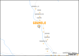 map of Goumélé