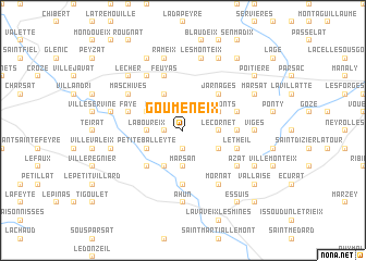 map of Goumeneix