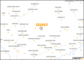 map of Goumen