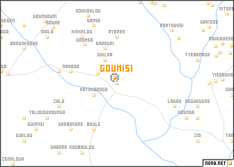 map of Goumisi