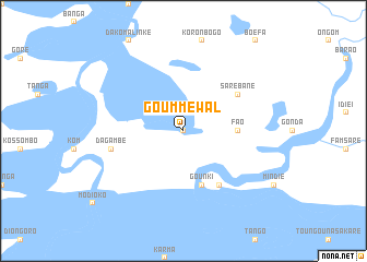 map of Goummewal