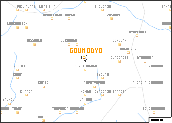 map of Goumodyo