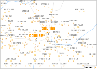 map of Goumsé