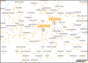 map of Goumsé