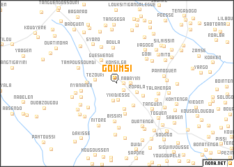 map of Goumsi