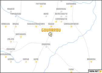 map of Gounarou