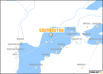 map of Gounboutou