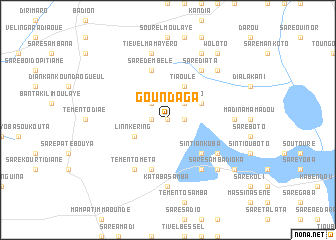 map of Goundaga