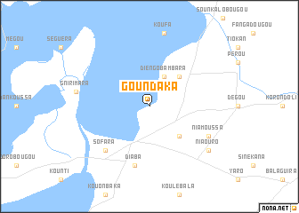 map of Goundaka