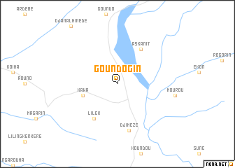 map of Goundogin